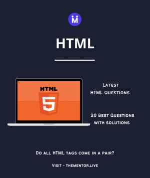 Html Technical Problems